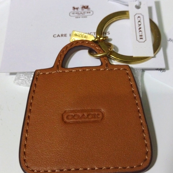 Coach Green Leather Wallet Brown Leather 🗝️ Ring - Picture 11 of 14